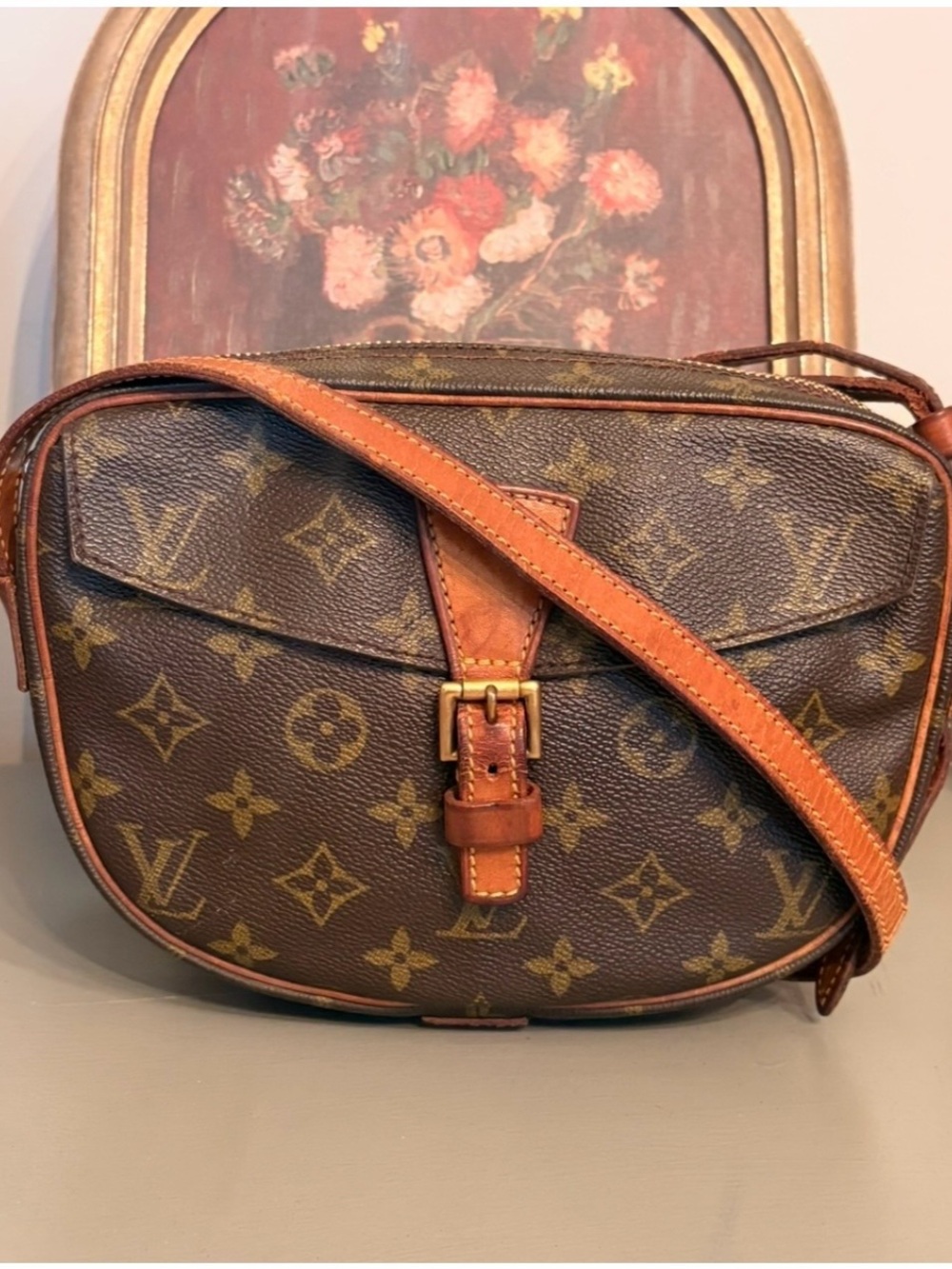 Vintage Louis Vuitton Monogram Jeune Fille MM Crossbody Bag